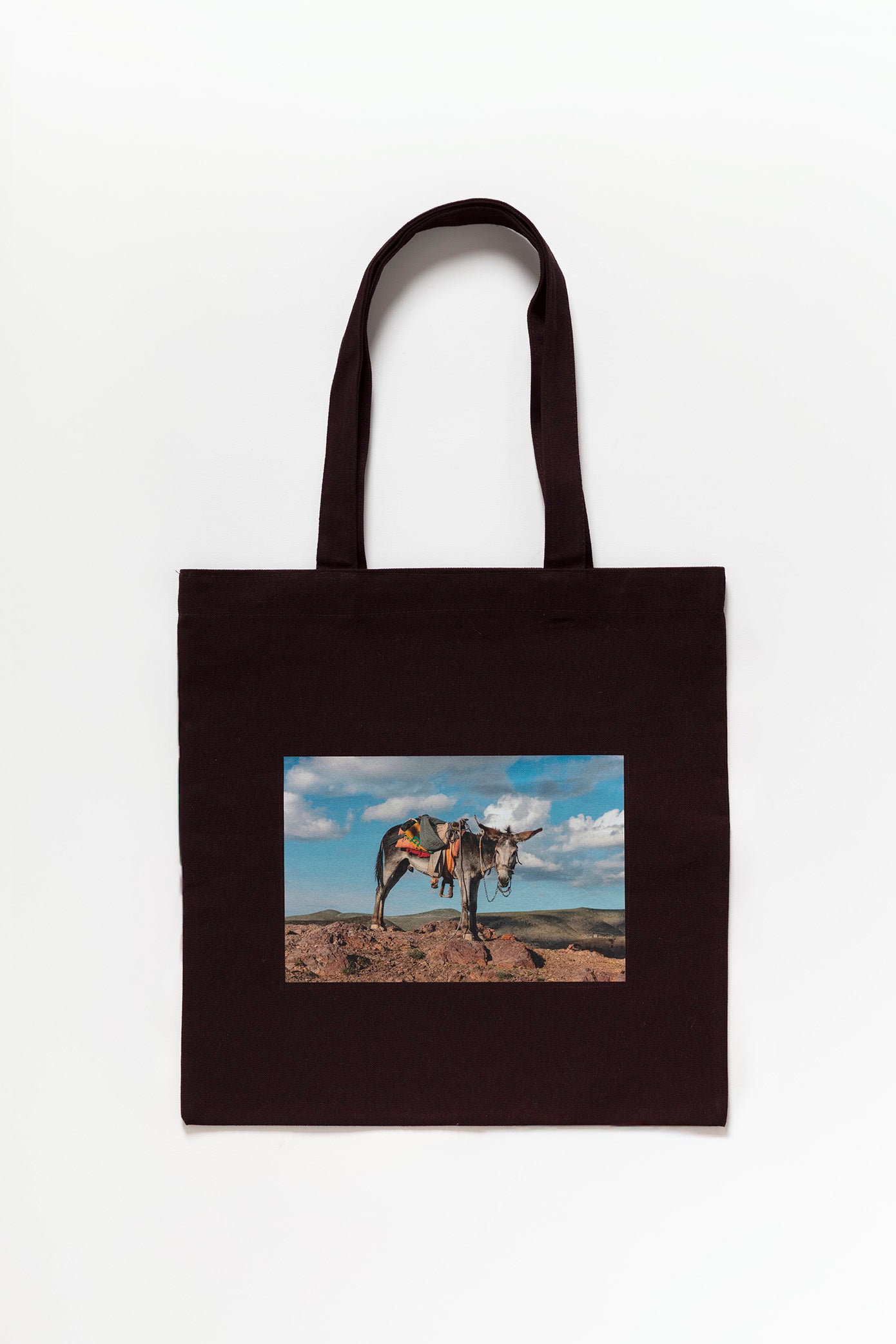 Bolsa Loneta 40x40cm con impresión de burro