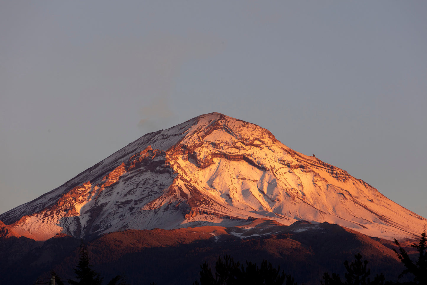Volcán Popocatépetl.